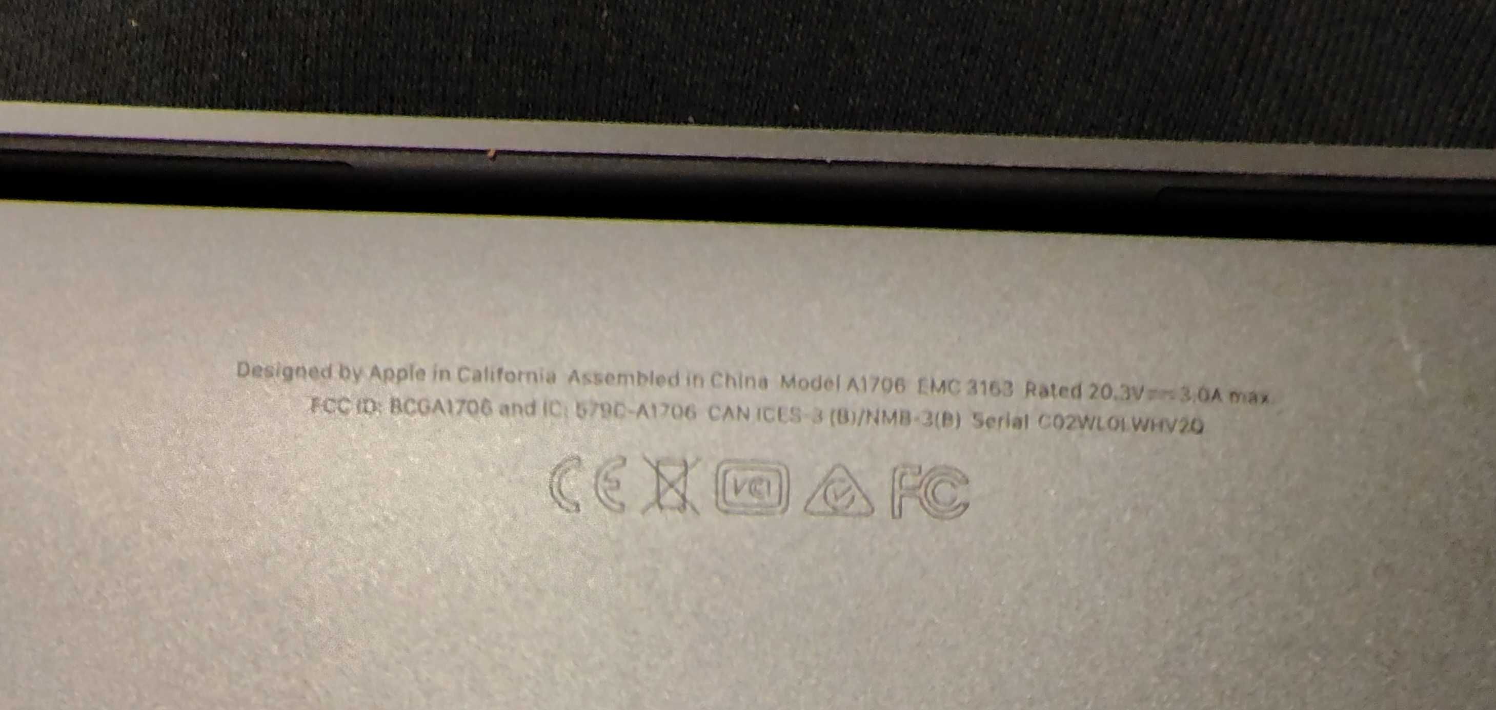 Apple MacBook Pro A1706 13" i5 16GB/512GB
