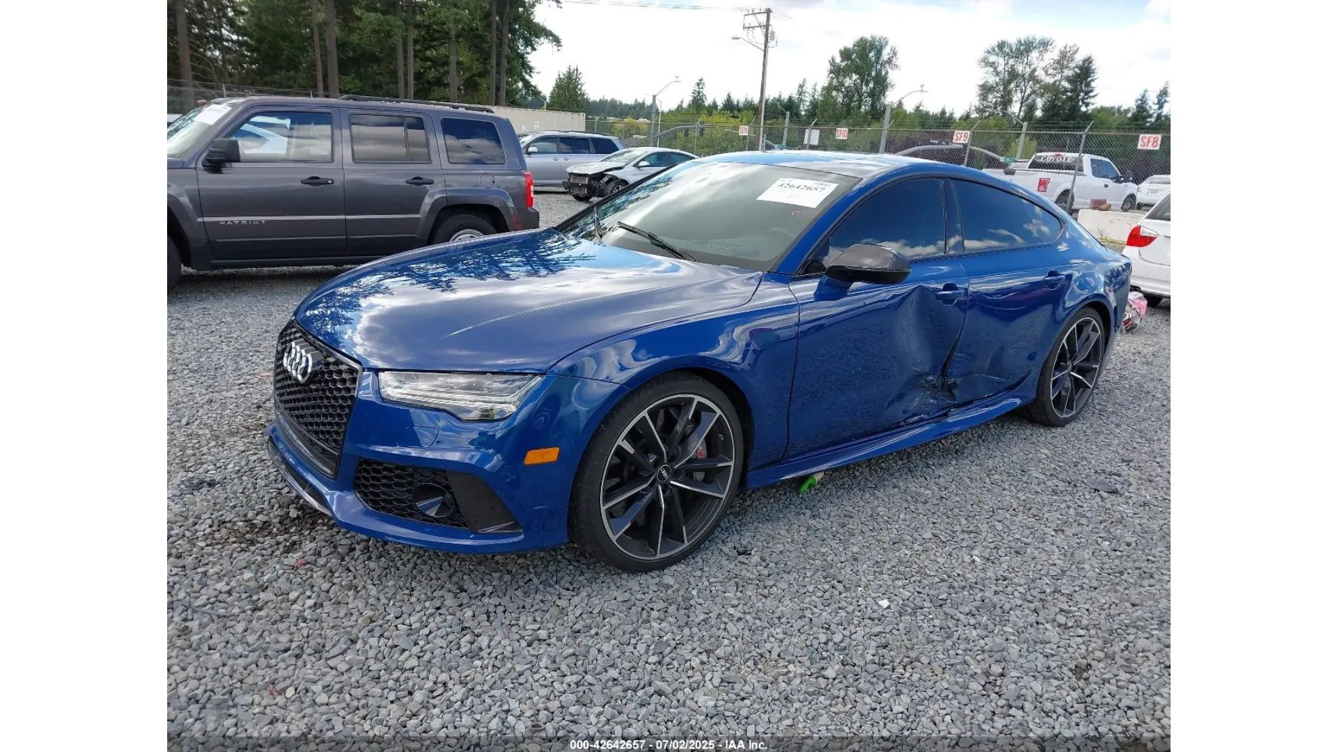 Audi RS7 Sportback Performance/Niski przebieg/Drobne uszkodzenia/Zadbany egzemplarz/