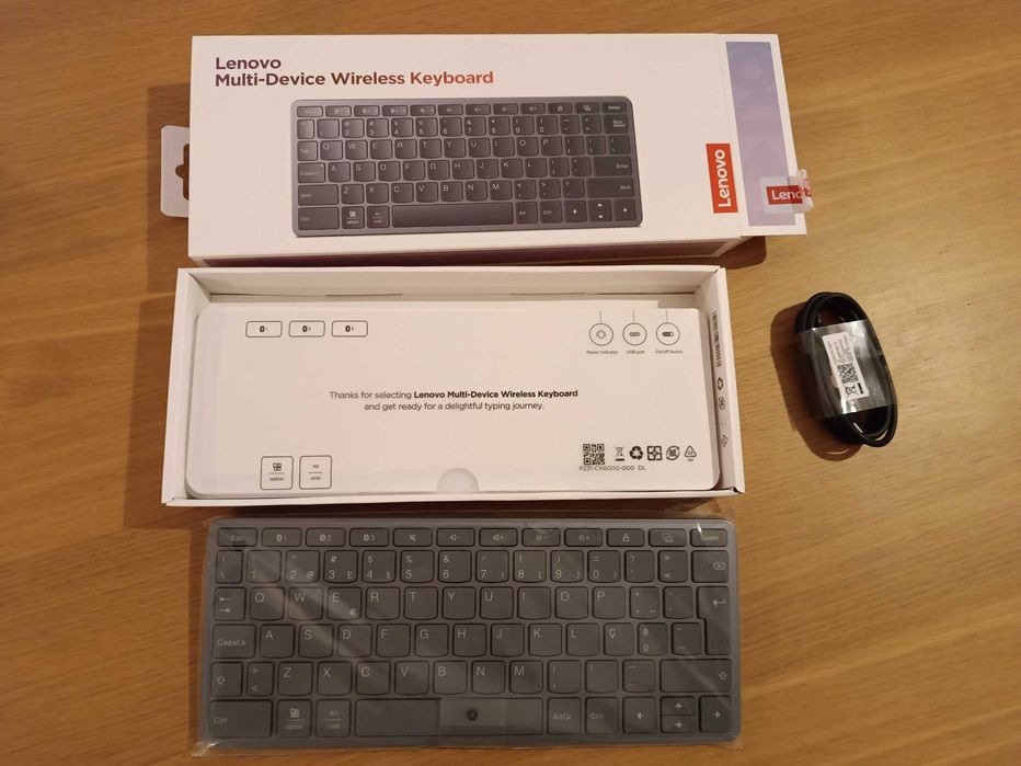 Teclado Sem Fios LENOVO Multi-Device *novo*