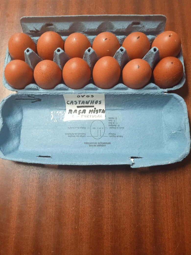Ovos de galinha.