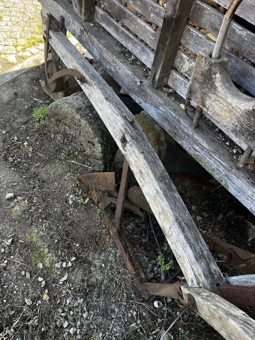 Arado madeira recuperacao