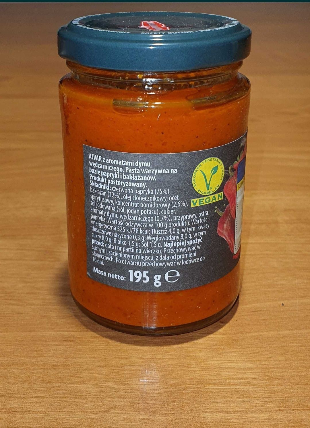 5x AJVAR BBQ 195g, PODRAVKA, pasta na bazie papryki i bakłażanów