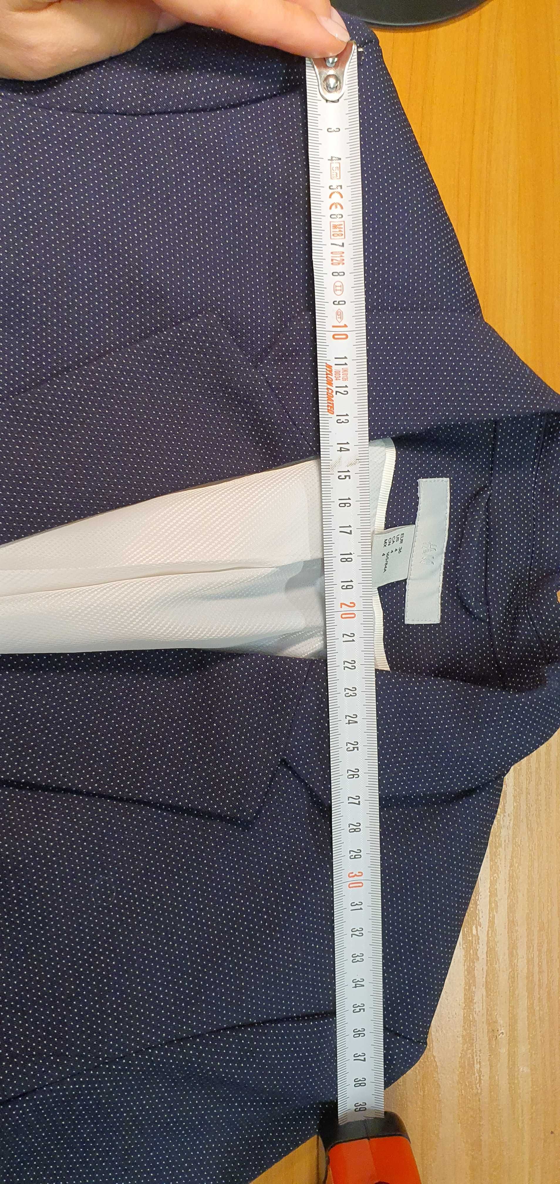 Marynarka damska granatowa wizytowa jak nowa H&M jacket, rozm. 36
