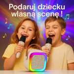 Zestaw karaoke dla dzieci, Bluetooth,głośnikiem 2 mikrofonami