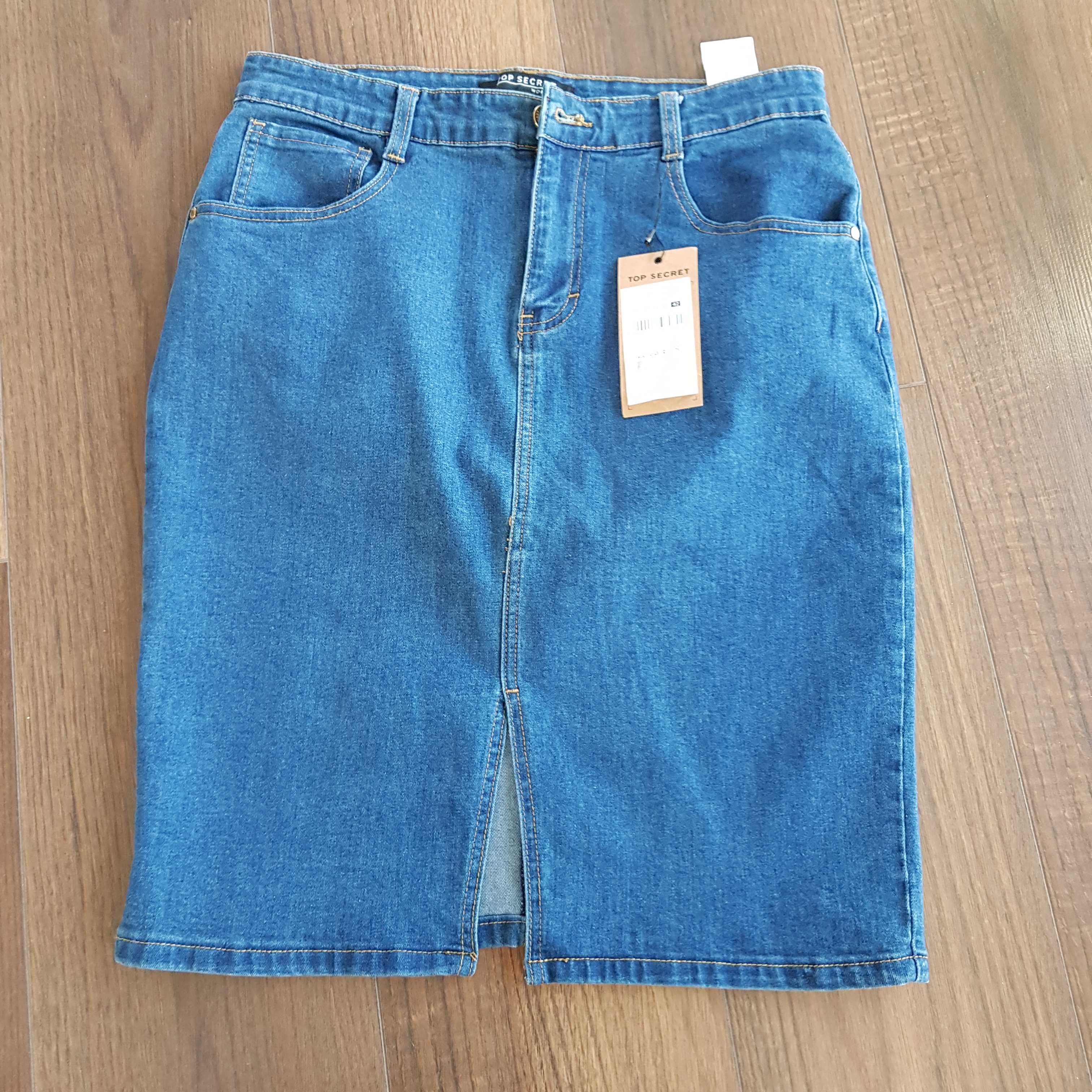 Spódnica jeans rozm 42