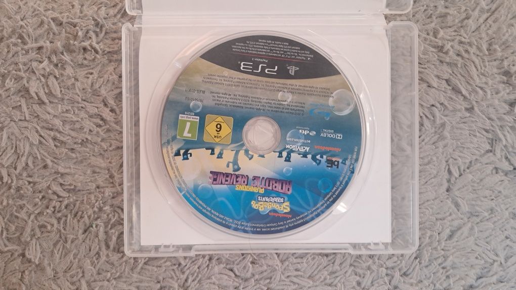 Płyta " Spongebob SQUAREPANTS" na PS3
