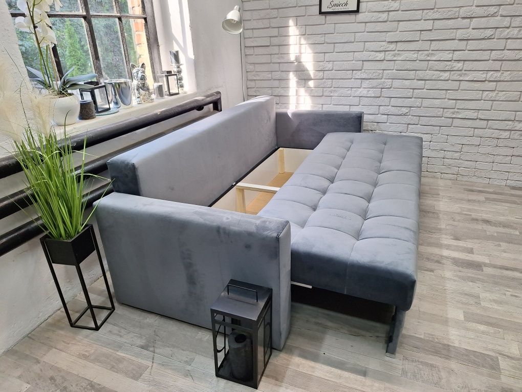 Sofa Samara II spreżyny,welur