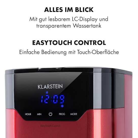 Кавоварка Klarstein Arabica 800W глечик термос EasyTouch Control