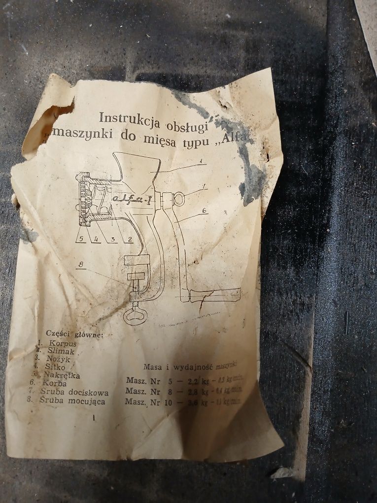 Maszynka do mięsa Alfa 10