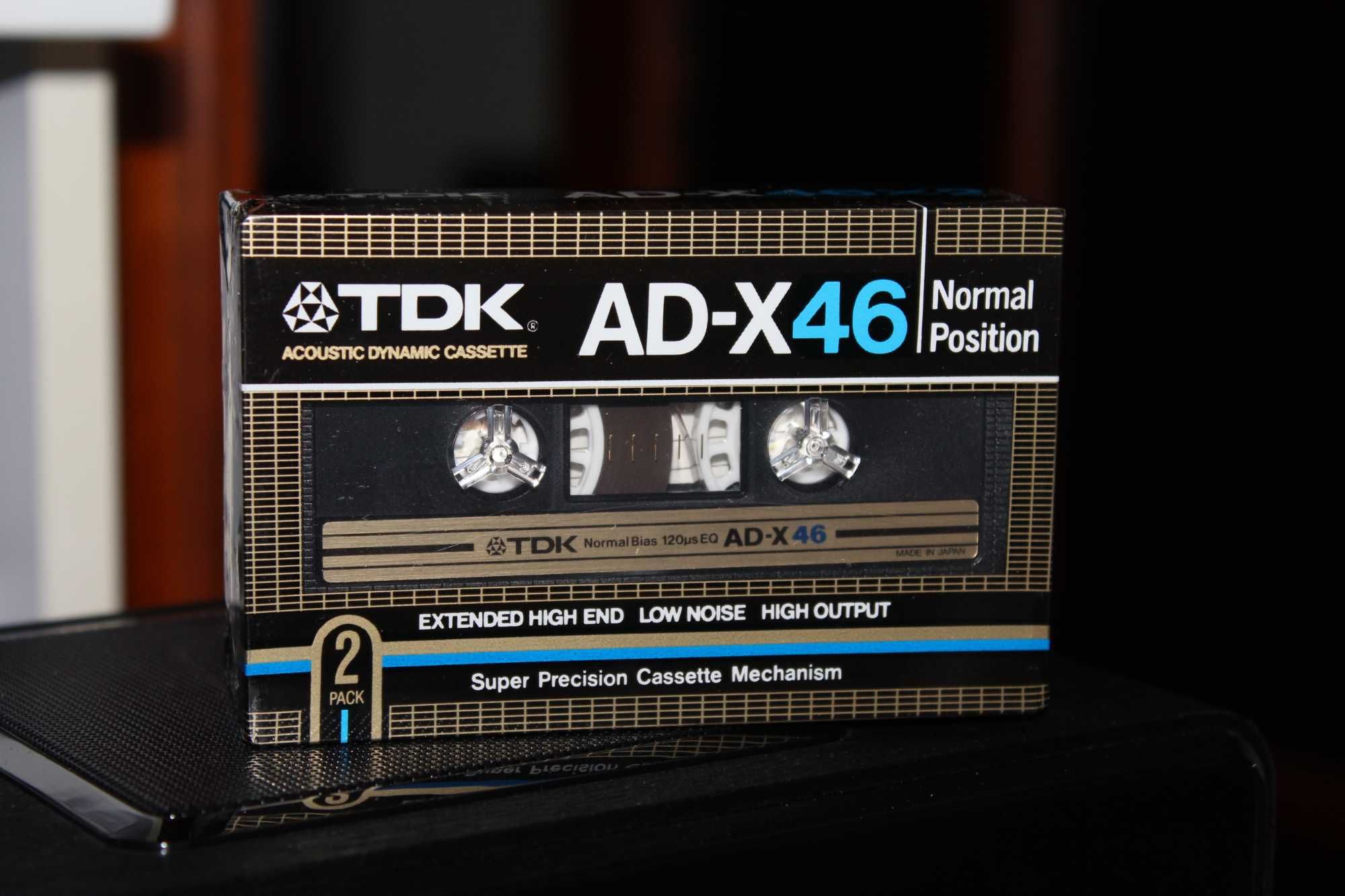 Редкая коллекционная аудиокассета TDK AD-X46 Made in Japan (ИДЕАЛ)1982
