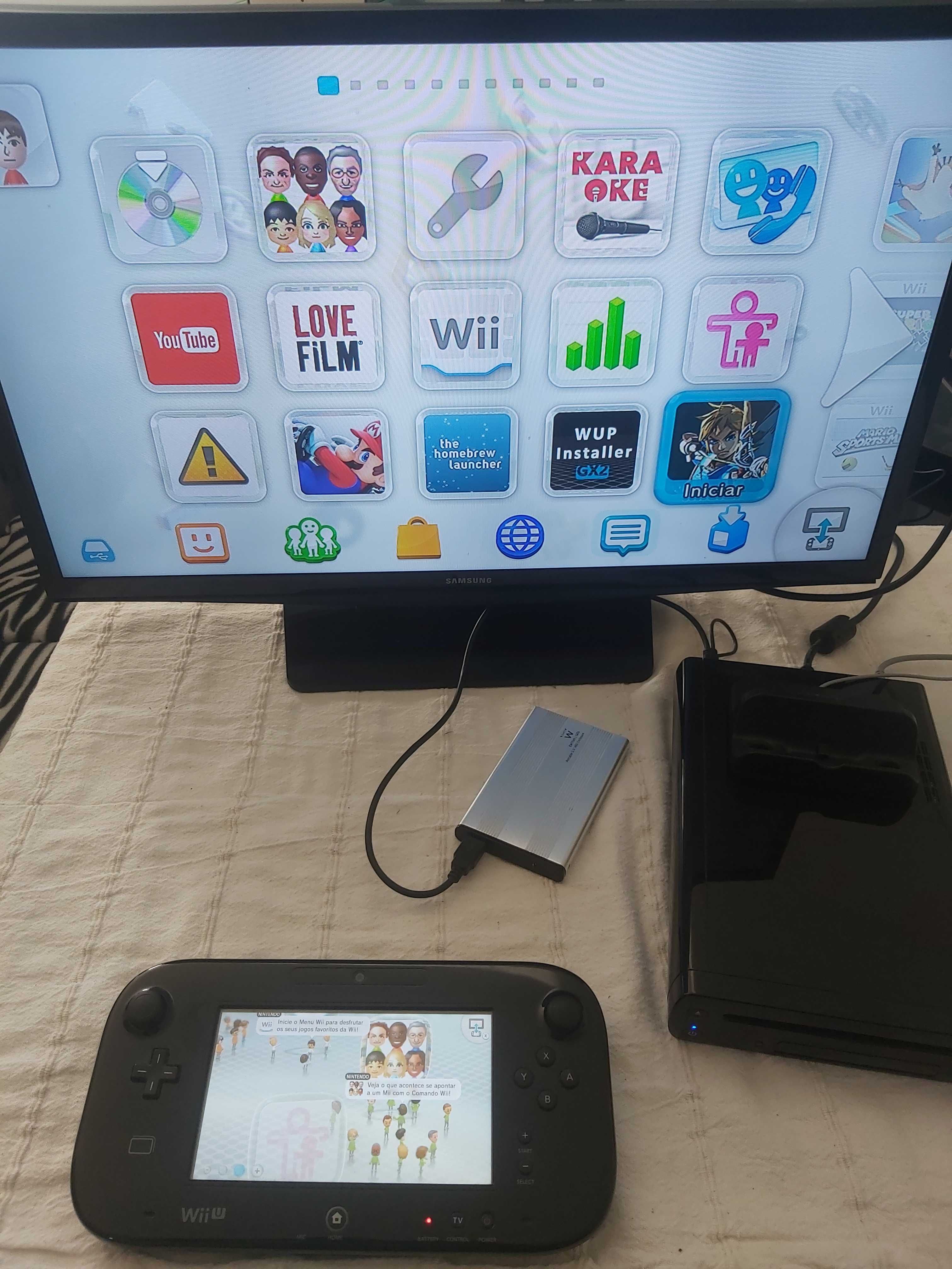 wiiU consola  muitos jogos