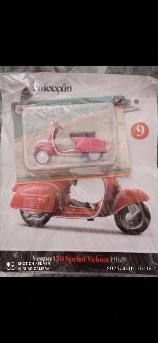 Miniaturas Motas Vespas Coléção (Ler anuncio)