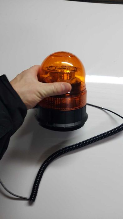 Lampa ostrzegawcza led BEZPRZEWODOWA KOGUT AKUMULATOR + PILOT 12v/24v