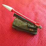 Miniatura da Solido- tanque lançador de foguetes anfíbio russo PT.76,