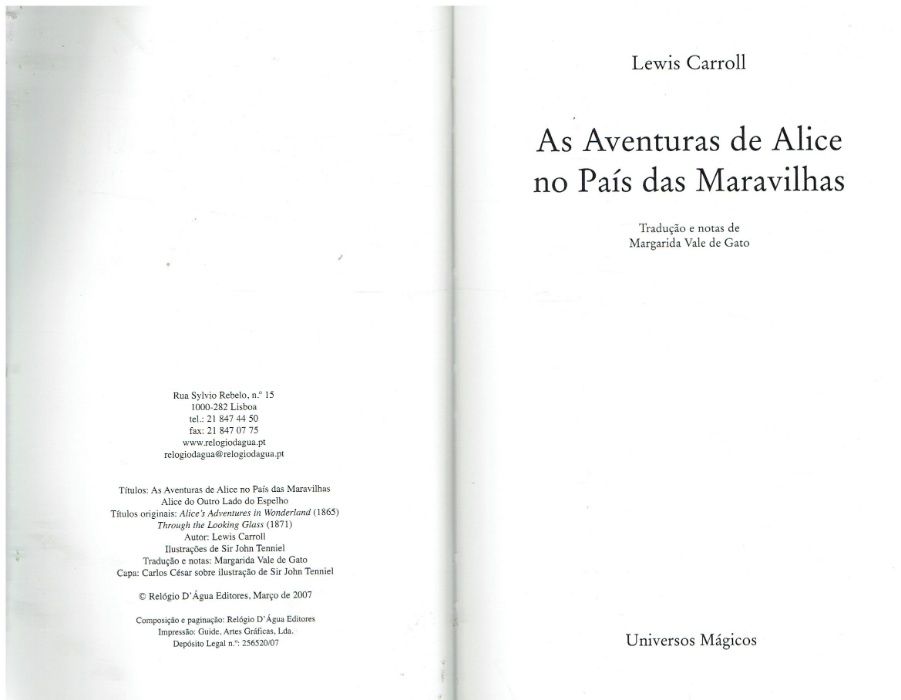 7704 - Juvenil - Livros de Lewis Carroll