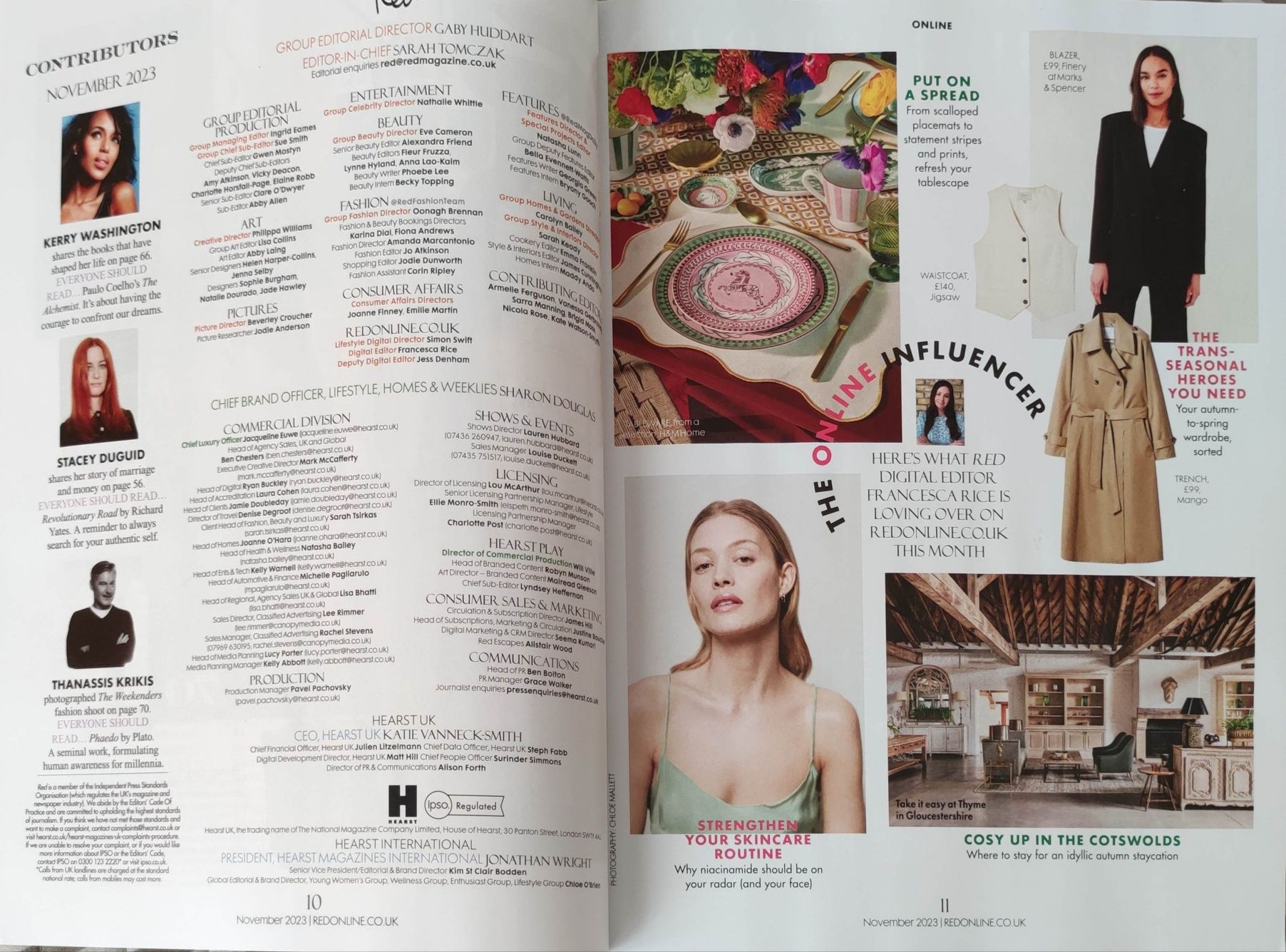 Red UK Magazyn nr 11/2023 moda, zdrowie, uroda