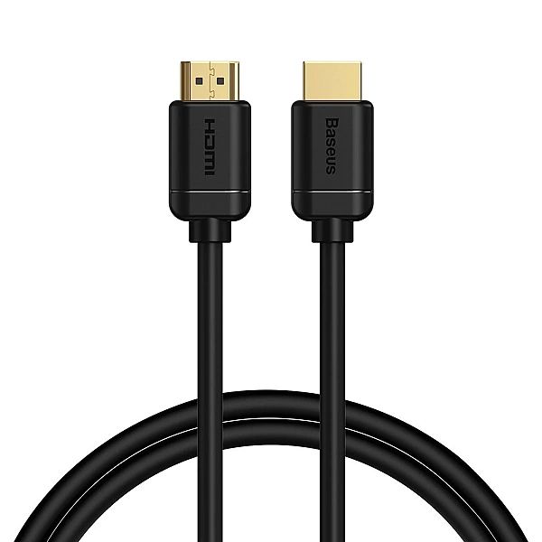 Baseus kabel przewód HDMI 2.0/4K 60 Hz 3D HDR 18 Gbps 1 m czarny (CAKG