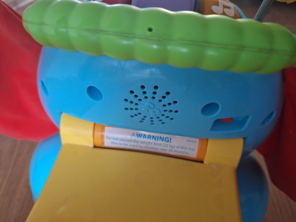 Fisher-Price Słonik-Chodzik Jeździk Skoczek 3W1