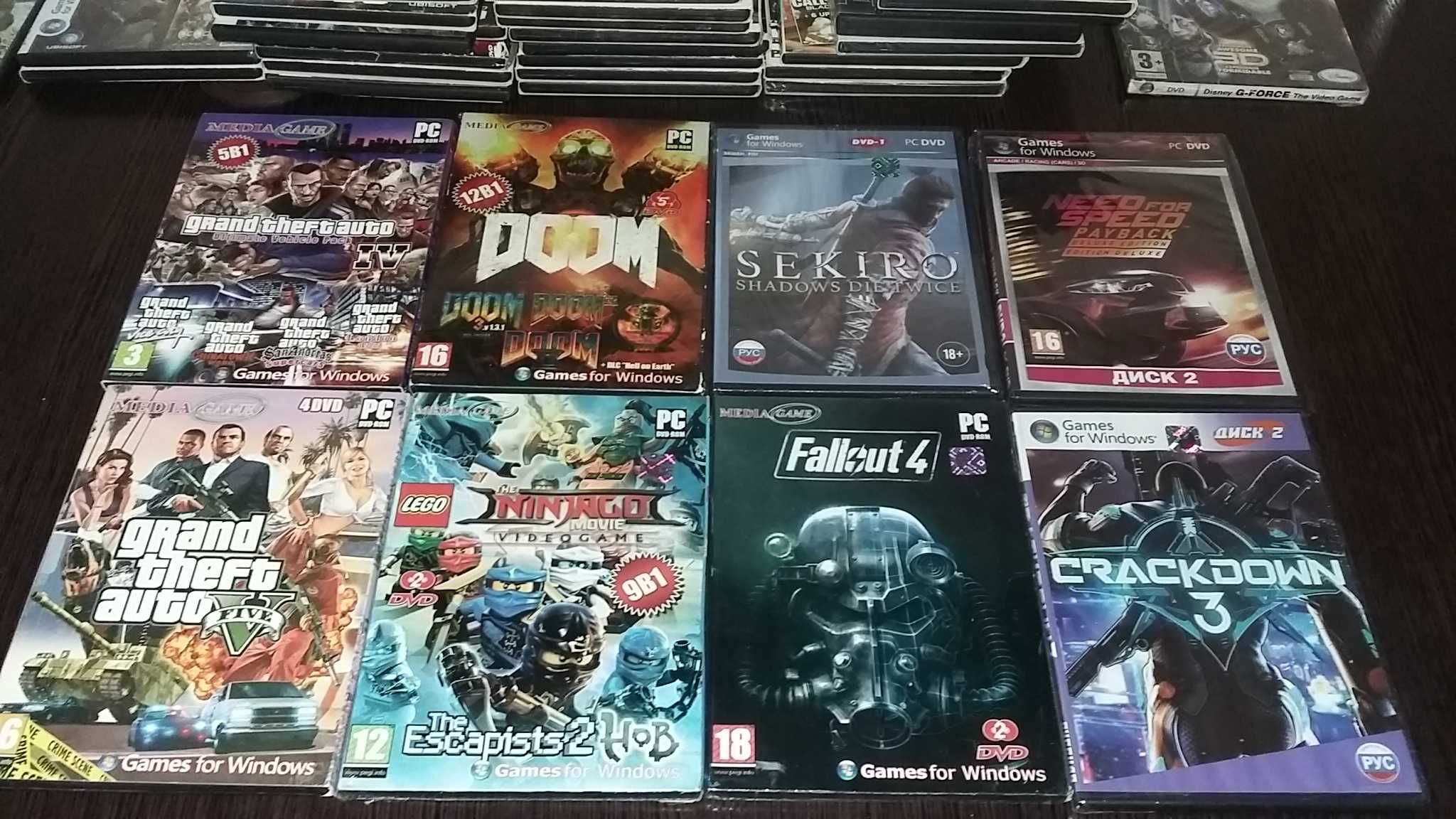 Коллекция Игр 350 шт одним лотом , Диски игры для ПК,DVD игры Диски