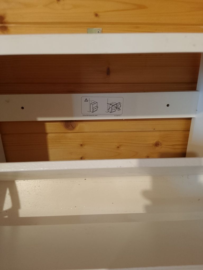 Szafka na buty biała