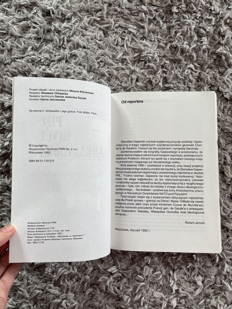 Pięć minut ambasadora Robert Jarocki