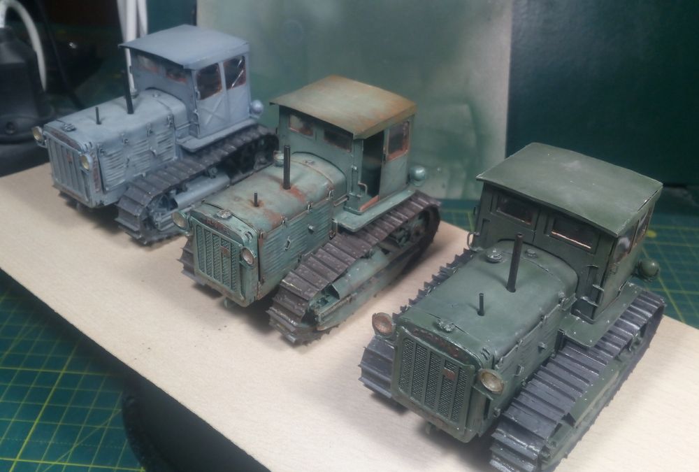 Модель трактора С-65. Масштаб 1:43. Материал металл
