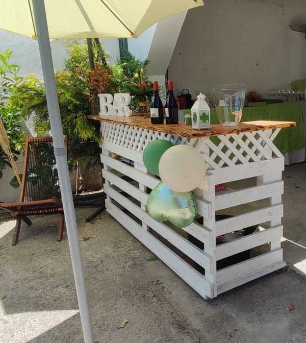 Bar Original em Paletes feito à mão!