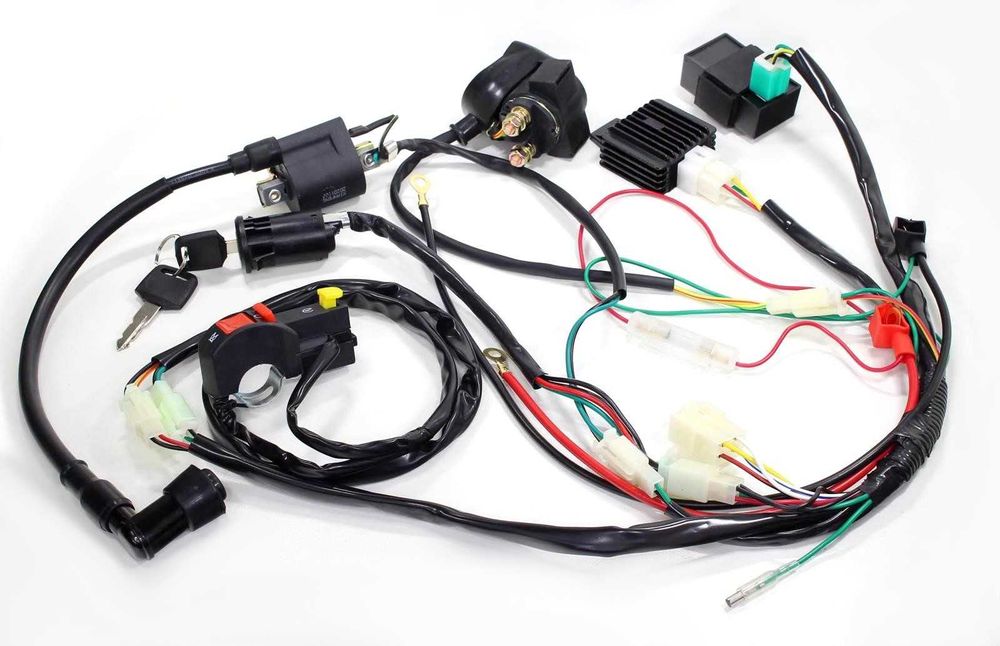 Instalacja wiązka elektryczna kpl kompletna Quad Atv 125 110 nowa