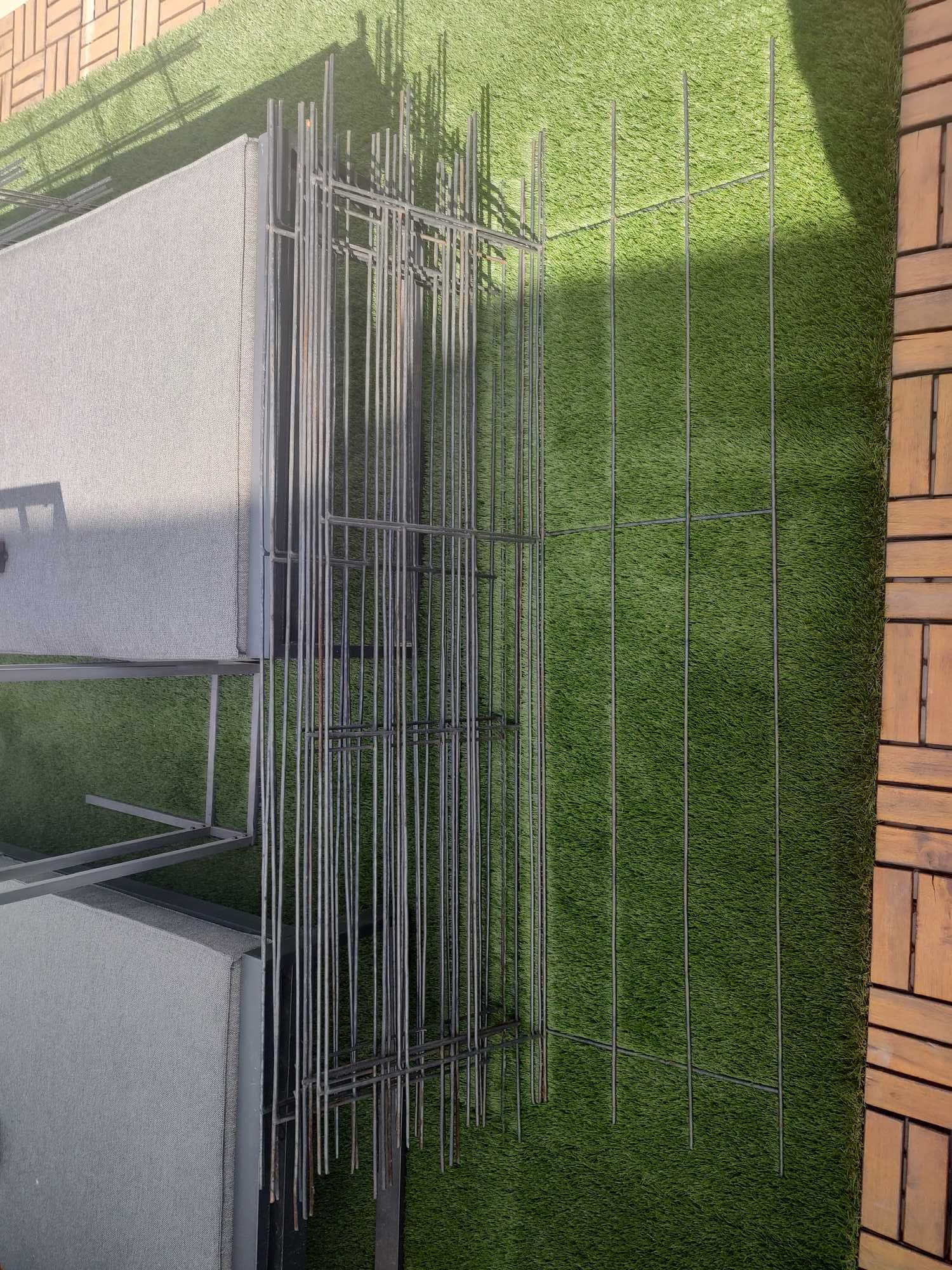 Krata Metalowa podpora na pnącza 12 sztuk 36 x 150 cm drabinka pergola