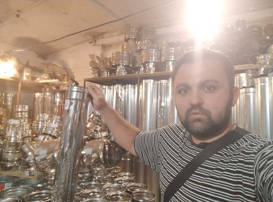 Димохід нержавійка оцинковка зварна утеплена дымоход нержавейка