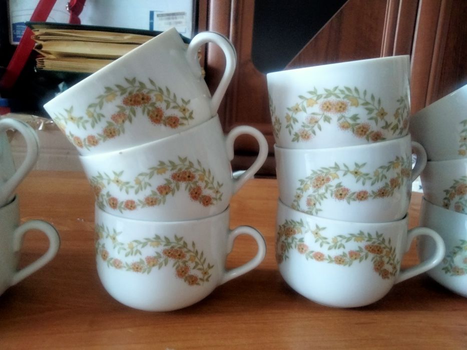 Zestaw porcelany PRL