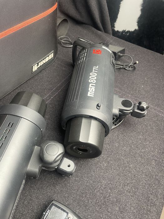 Kit de Flashes de Estúdio Profissional Jinbei