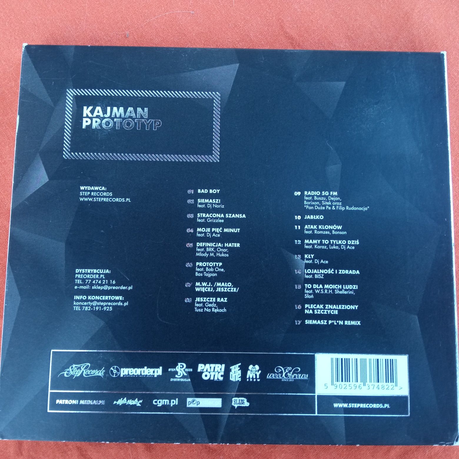 Kajman prototyp kajman prototyp CD rap