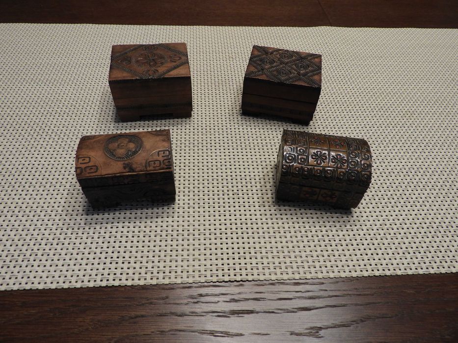 Szkatułki drewniane