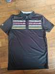 Koszulka polo Abacus, golfowa czarna S