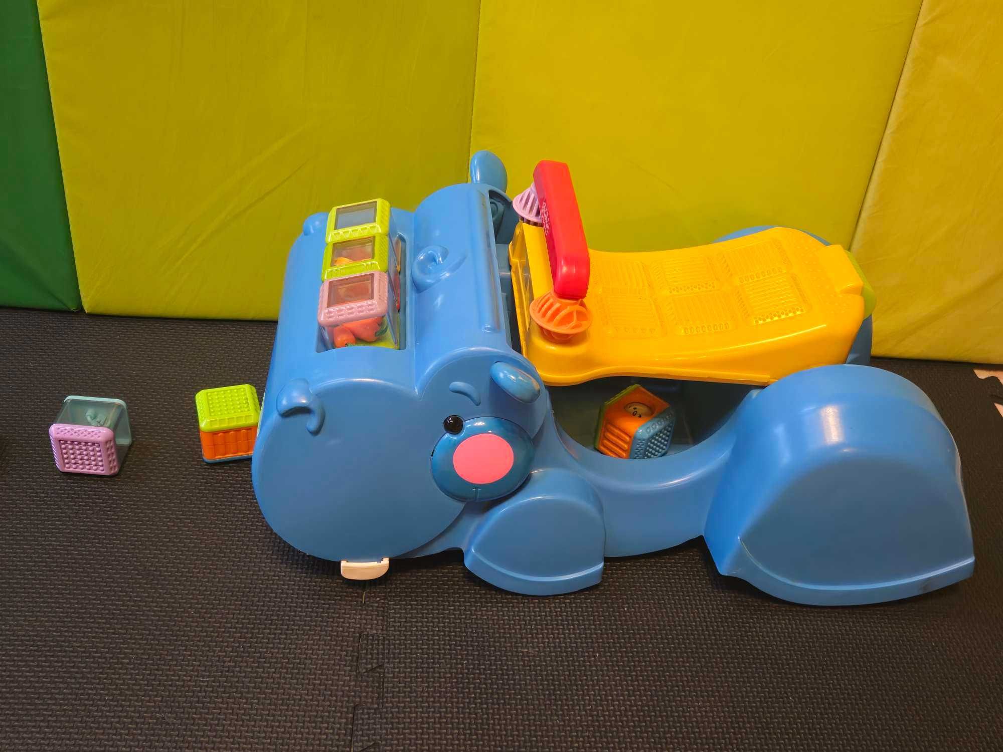 Hipopotam zjadacz klocków Duża zabawka Jeździk Fisher Price i Inne