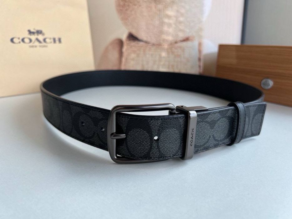 Чоловічий ремінь coach мужской ремень коач купить подарок мужу
