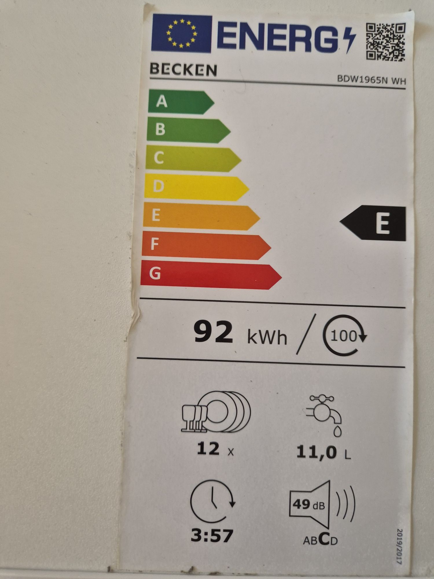 Máquina de lavar loiça Becken
