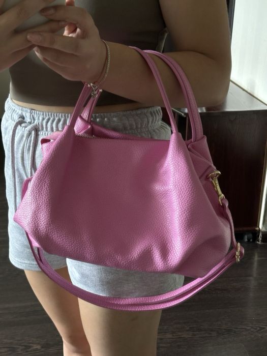 Шкіряна Сумка Зефірка