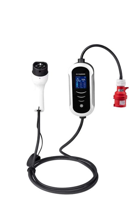 3 fazowa Mobilna Ładowarka EV 11kW dostępna od ręki Kielce.