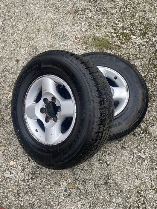 nissan navara d22 koła 16 cali felgi z oponami hifly vigorous 2017r.