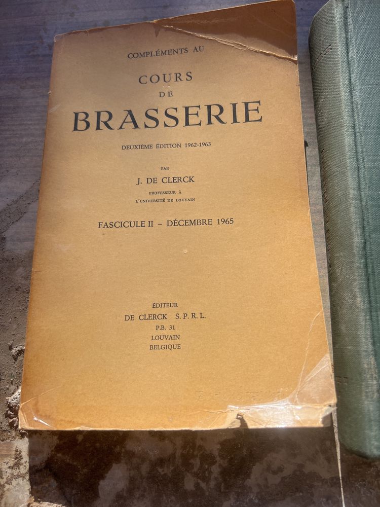 Cours de Brasserie -1948