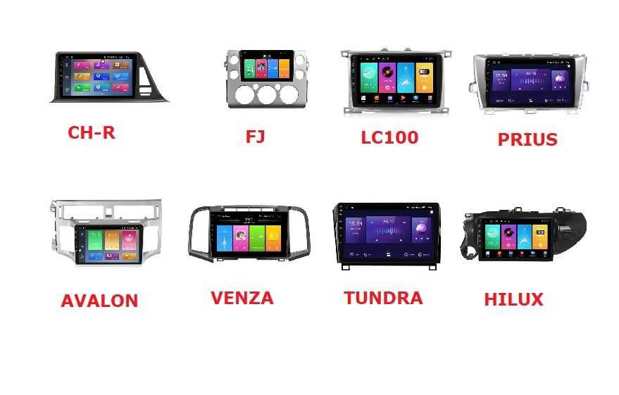 Штатная магнитола TOYOTA Camry Prado RAV4 Corolla Avalon Avensis и др.