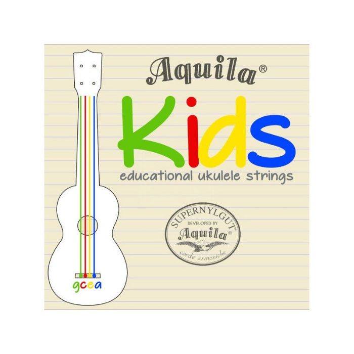 Struny Aquila® Kids 4 Kolory Do Ukulele