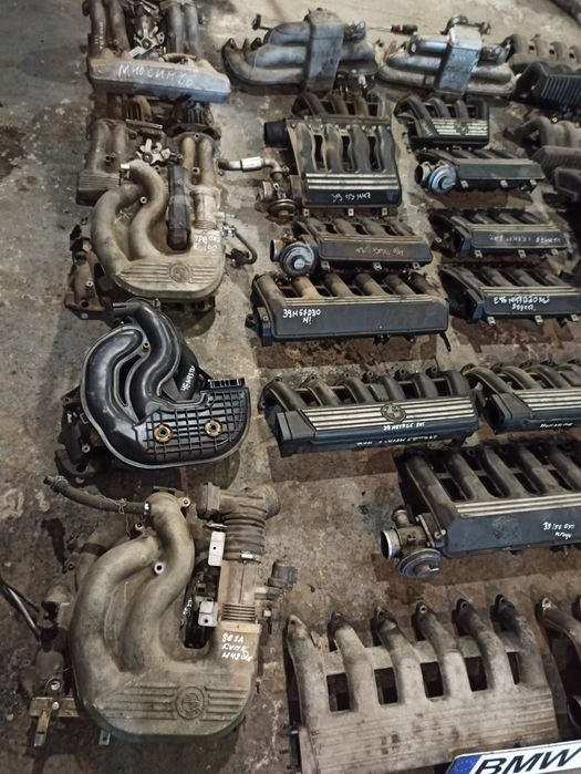 Впускные коллектора БМВ BMW Е32 E34 Е36 Е38 Е39 Е46 Е70 Ф10 Ф25 F30