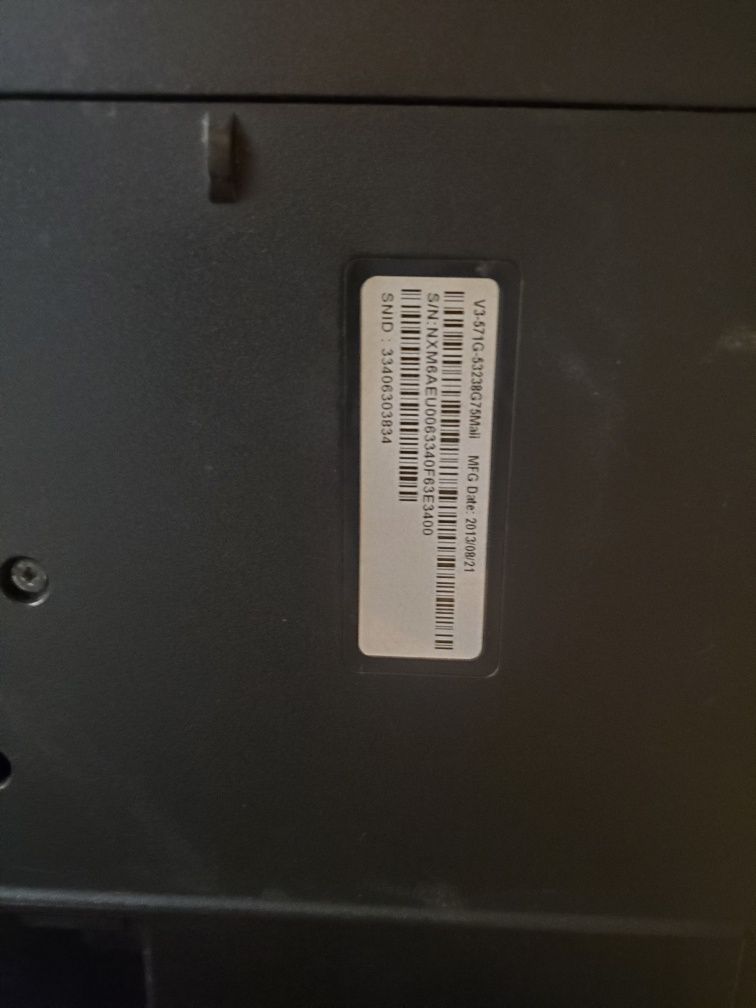 Ноутбук acer v3 571g на запчастин
