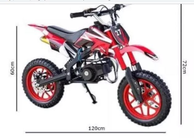 Mini moto para crianças 49cc motas novas