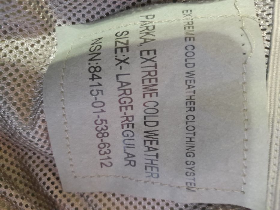 Комплект . Зимова куртка та штани  GEN 3 LEVEL 7 ECWCS . Колір сірий.