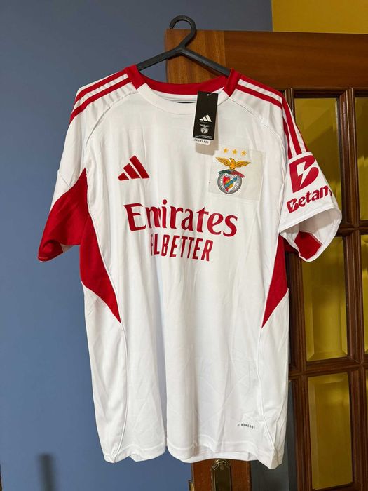 Camisola Alternativa Branca SL Benfica 25/26