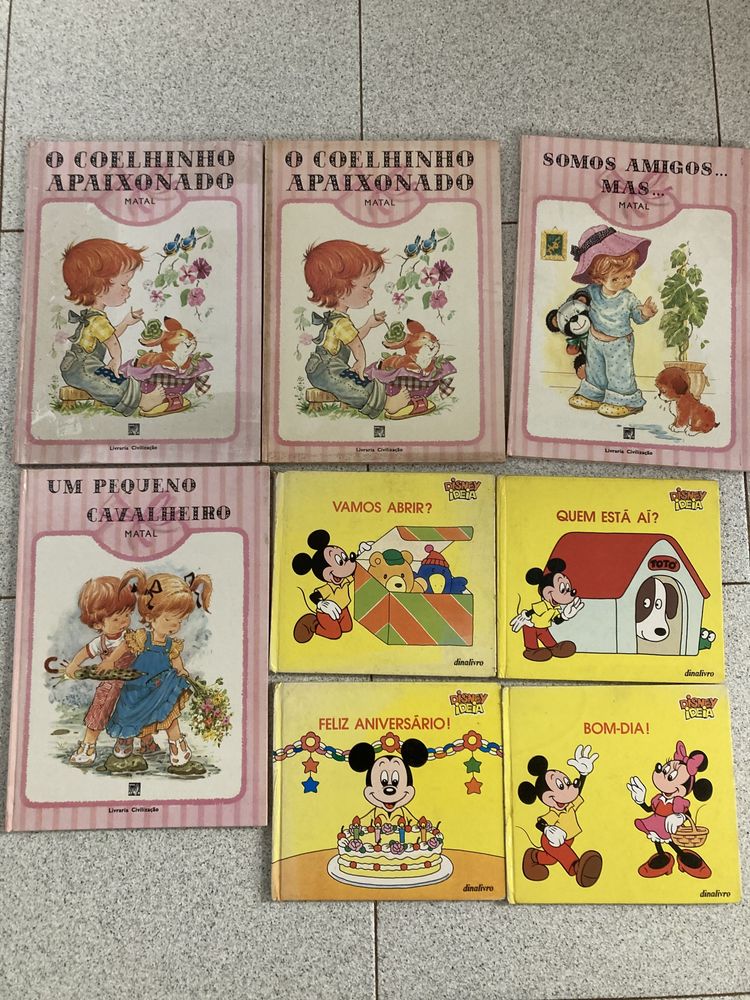 Livros Coleção Clube do Rato Mickey, B.D. e vários